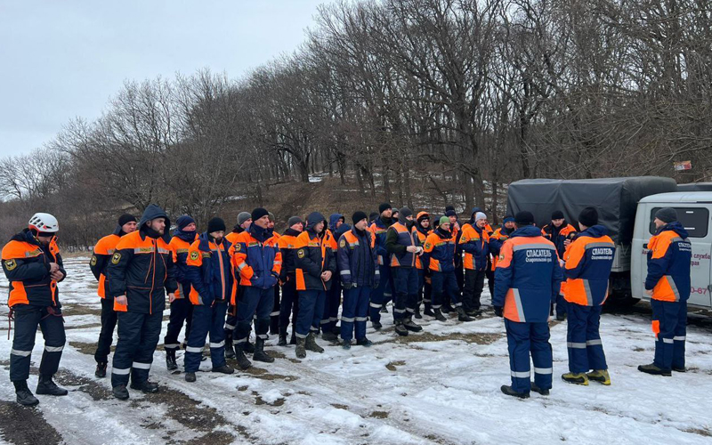 Ессентукские спасатели проверили профессиональные навыки в горах.