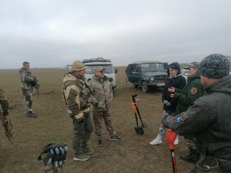 Ессентукский отряд «Боевая Слава» открыл сезон поисковых работ в местах сражений времен Великой Отечественной.