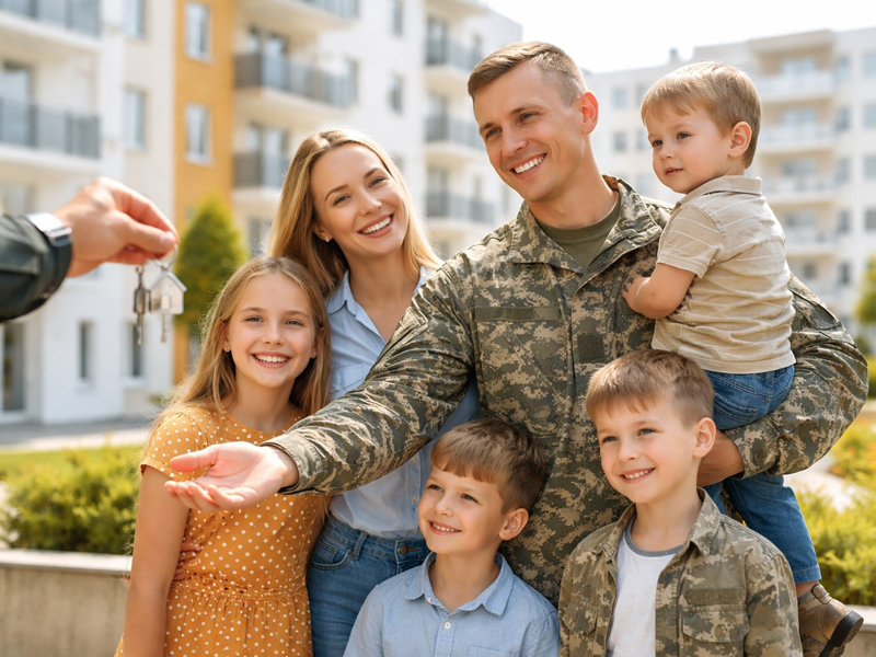 Многодетные военнослужащие имеют право на внеочередное обеспечение жильем.