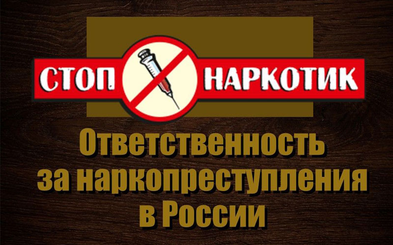 Ответственность за незаконную деятельность в сфере оборота наркотиков.